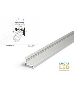 1 pcs only!!  - LED Corner Profile CORNER10 , Silver ,2 Meter Length