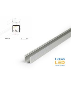 Last 10 pcs - model DISCONTINUED - SILVER LED Profile Surface SMART10 - 2M - full SET