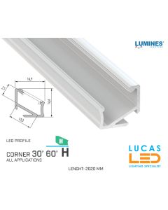 led-profile-corners-h-white-aluminium-2-02-meters-length-pro-multi-set-lucasled.ie