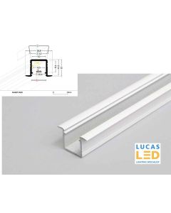 LED Recessed Profile , Smart-in10 , WHITE, 2 meter