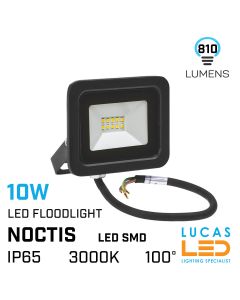 Outdoor-LED-Floodlight-10W - IP65 - 3000K - 810lm-indoor-lucasled.ie