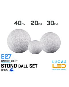outdoor-led-Ball-Lights-E27-IP65-stono-20cm-30cm-40cm-SET-of-3-pcs-lucasled.ie
