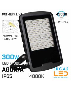 Outdoor LED Floodlight 300W - 4000K - 45000lm - IP65 - IK08 - ASYMMETRIC - LED SMD light - AGOR/A