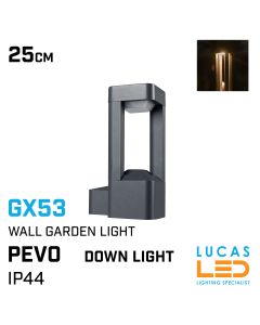 outdoor-led-wall-porch-entry-mounted-light-E27-IP44-anthracite-PEVO-250-mm-lucasled.ie-ireland-supplier