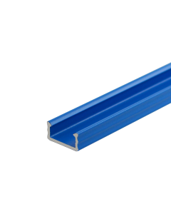 Last 12 pcs - model DISCONTINUED - BLUE LED Surface Profile Fose01 for LED strips - 2m - full SET