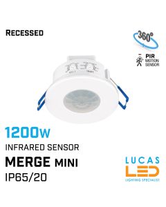 pir-infrared-motion-sensor-detector-1200VA-IP65-IP20-indoor-recessed-ceiling-switch-light-lucasled.ie