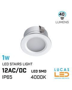 LED Wall Stairs Spot Light IMBER 1W - 4000K - 40lm - IP65