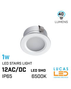 LED Wall Stairs Spot Light IMBER 1W - 6500K - 40lm - IP65