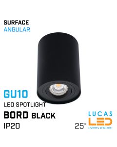 GU10 spotlight - downlight - black matt