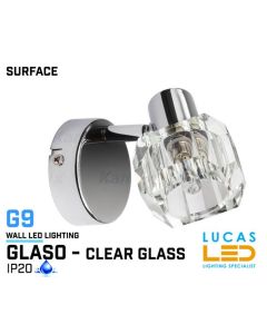 Wall fitting Lights - Surface - Modern &  Decorative Home Lamp GLASO - glass lampshades - G9 LED - IP20