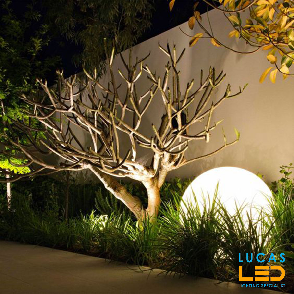 Outdoor LED Ball Lights - IP65 - E27 - Decorative STONO 585 - Garden Path Lighting Ground Spike Plug Lamps