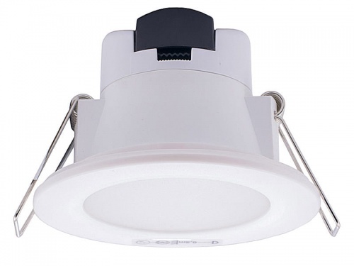  LED Panel Light  4.5W - 3000K - 370lm - IP44/20 - RECESSED Downlight - ceiling - full fitting - Bathroom/Kitchen - LED SMD - IVIAN