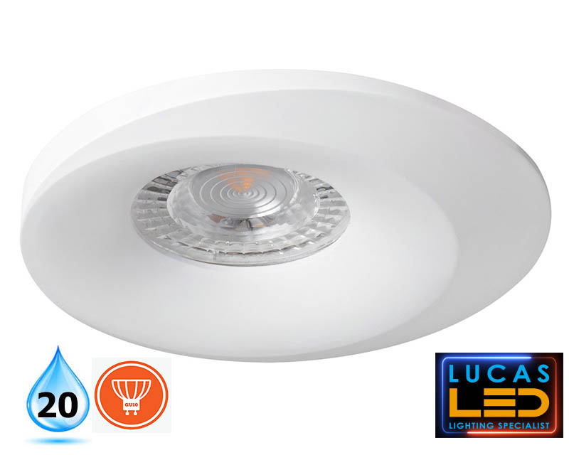 15 pcs ONLY - LED Spotlight,  recessed light - GU10 - IP20 - BONIS White 