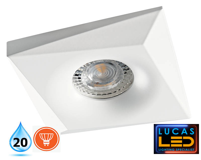 13 pcs ONLY - LED Spotlight - recessed light - GU10 - IP20 - BONIS White