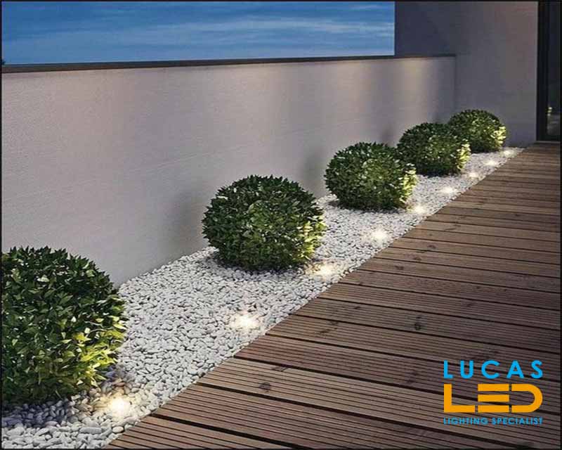  Outdoor LED in-ground light - GU10 - IP67 - IK08 - BERG Square - Recessed Landscape Driveway Pathway Garden Lighting 