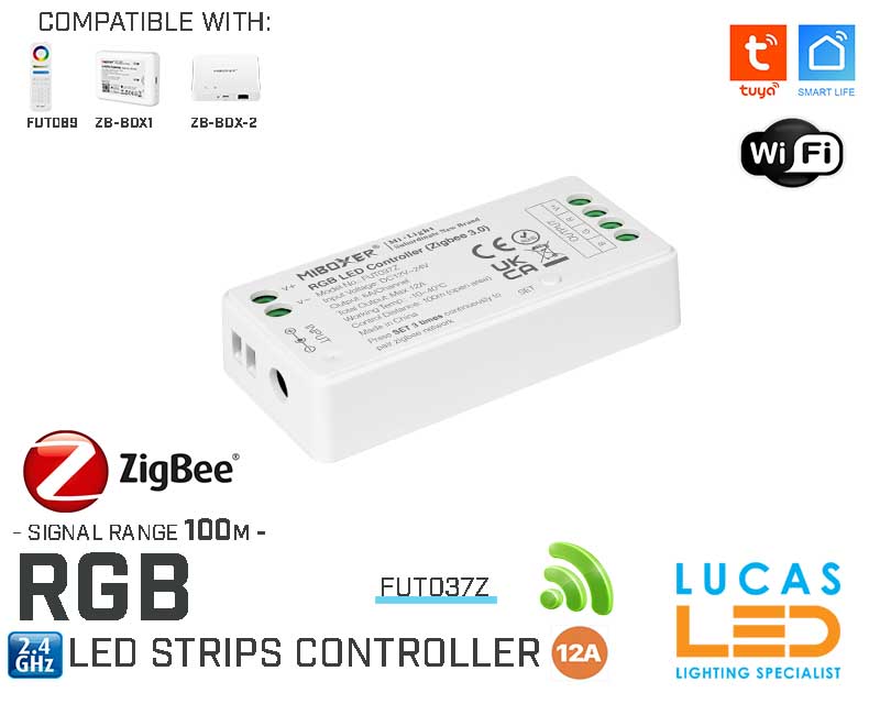 Zigbee 3.0 LED Strip Controller • RGB • MiBoxer • WiFi • Smart Lighting System • 2.4G • Wireless • FUT037Z • Upgraded Version