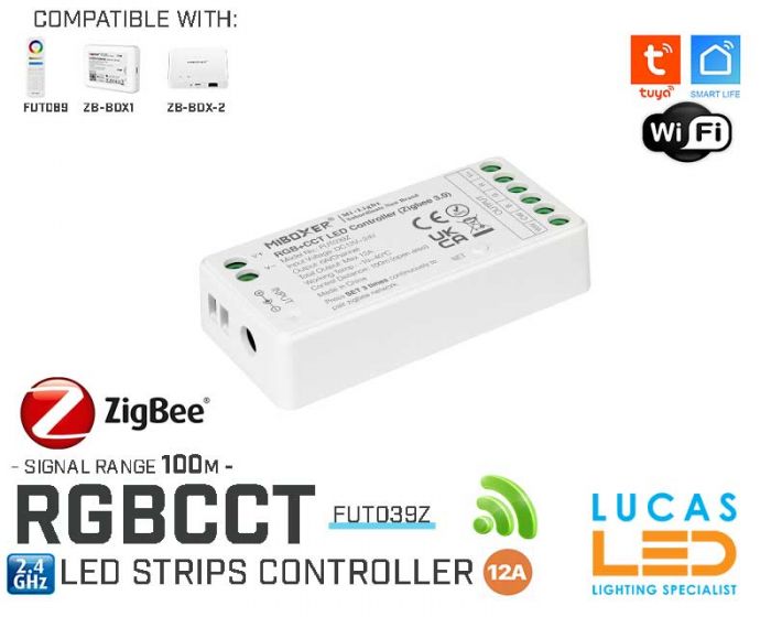 Zigbee 3.0 LED Strip Controller • RGB & CCT • MiBoxer • WiFi • Smart Lighting System • 2.4G • Wireless • FUT039Z • Upgraded Version