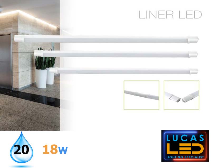 LINER LED 665mm - 18W - IP20 - 1600lm -  Natural White - LED Lighting Tube 