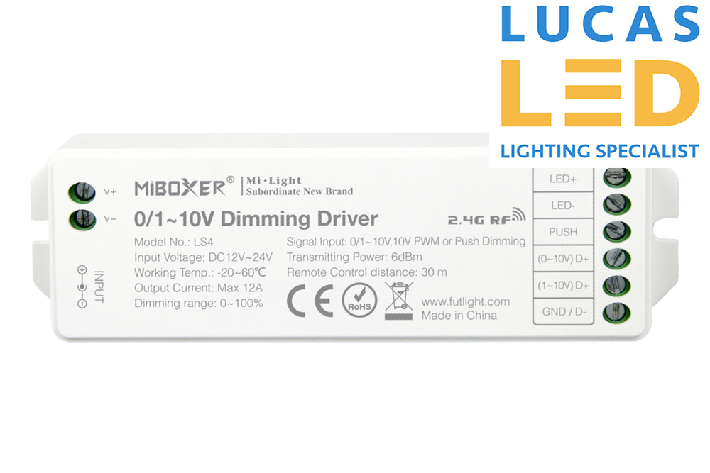 LED Dimmer MiLight 0/1 - 10V / PWM / Push button