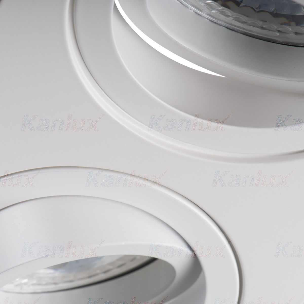 LED recessed spotlight-ceiling-fitting-IP20- GU10- Vertical adjustment of 30° - Seidy White