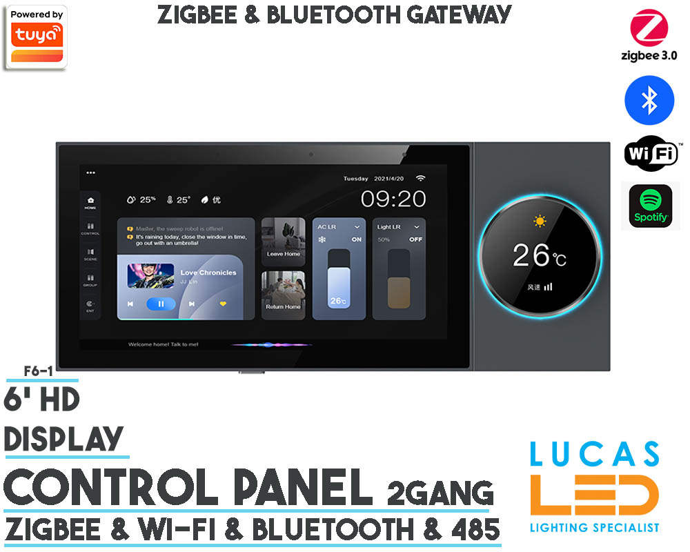 ZigBee Central Control Screen • Tuya Original • ZigBee  & BLE Gateway • 6