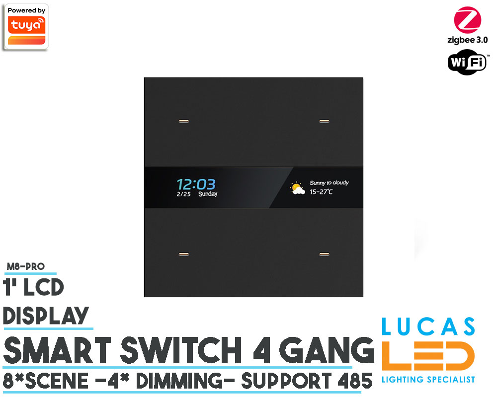ZigBee Smart Control Switch • Tuya • 4 Gang Switch • 1