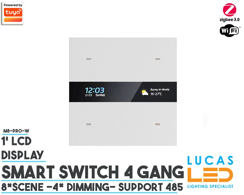 ZigBee Smart Control Switch • Tuya • 4 Gang Switch • 1